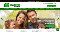 Desktop Screenshot of greenhomepest.com