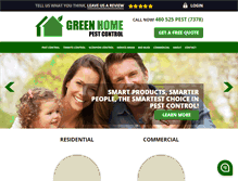 Tablet Screenshot of greenhomepest.com